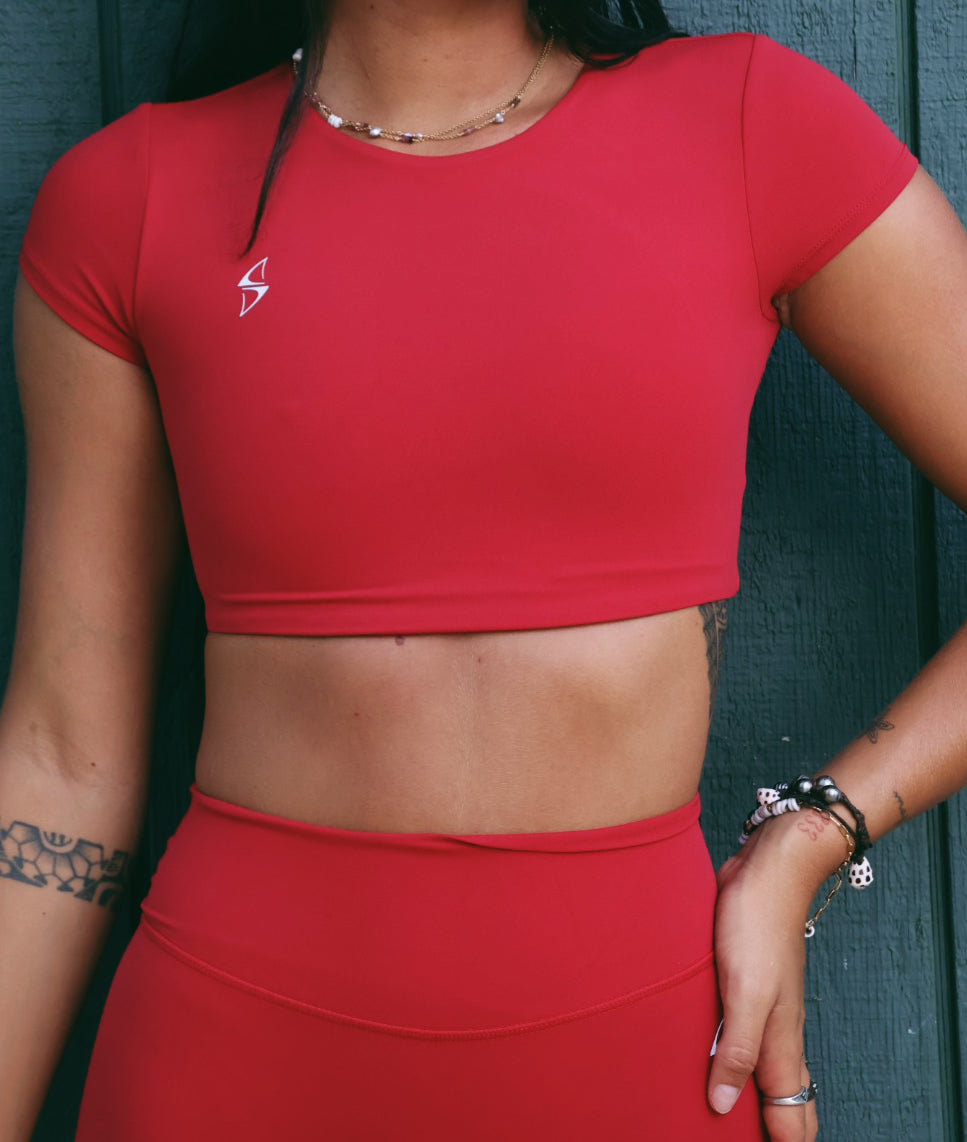 Flow crop top