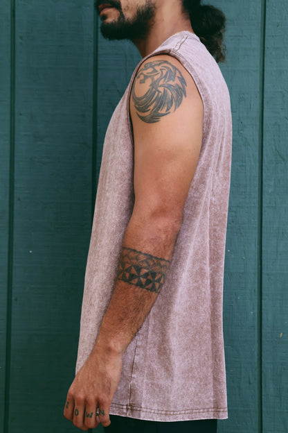 Washed No Sleeve Tee