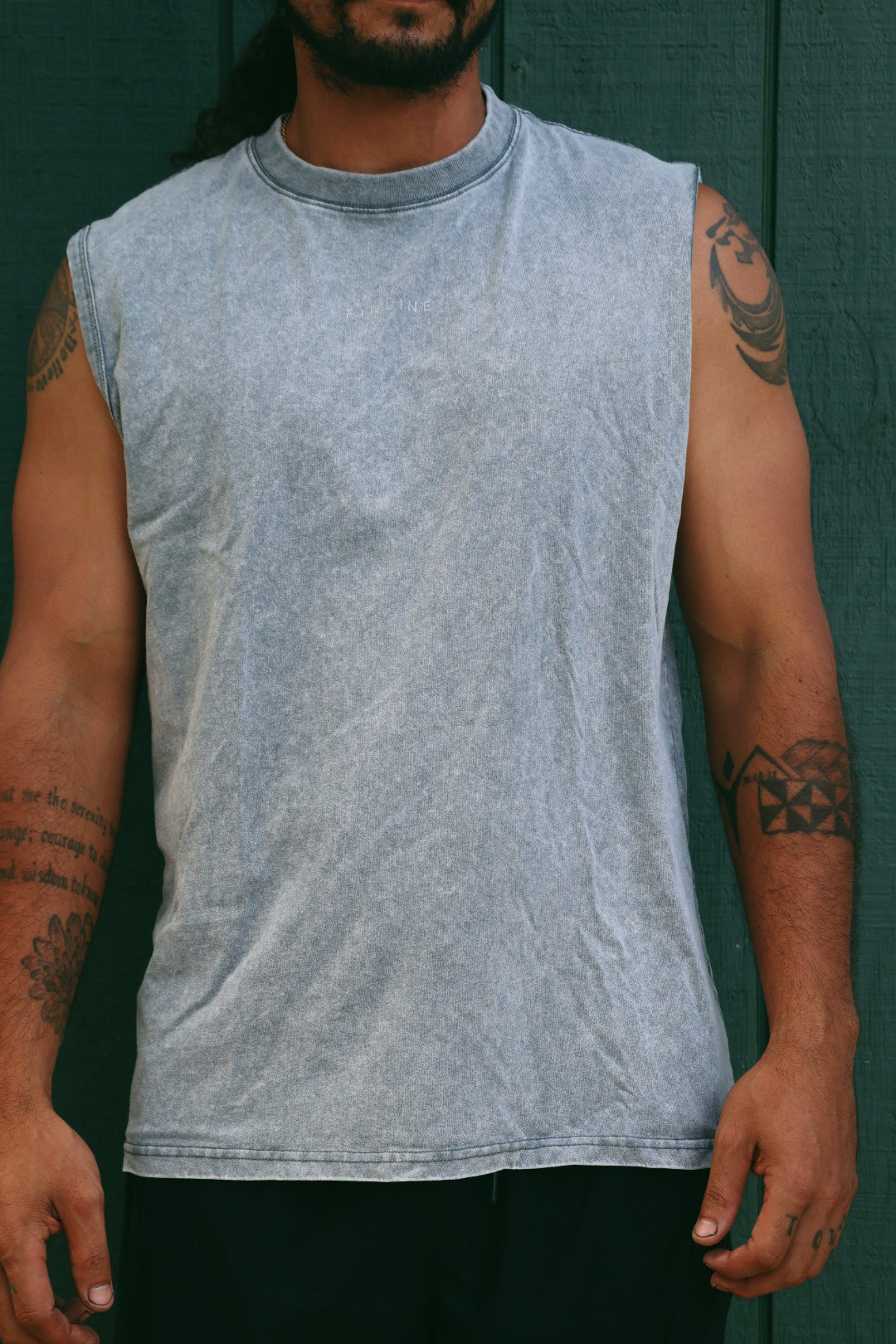 Washed No Sleeve Tee